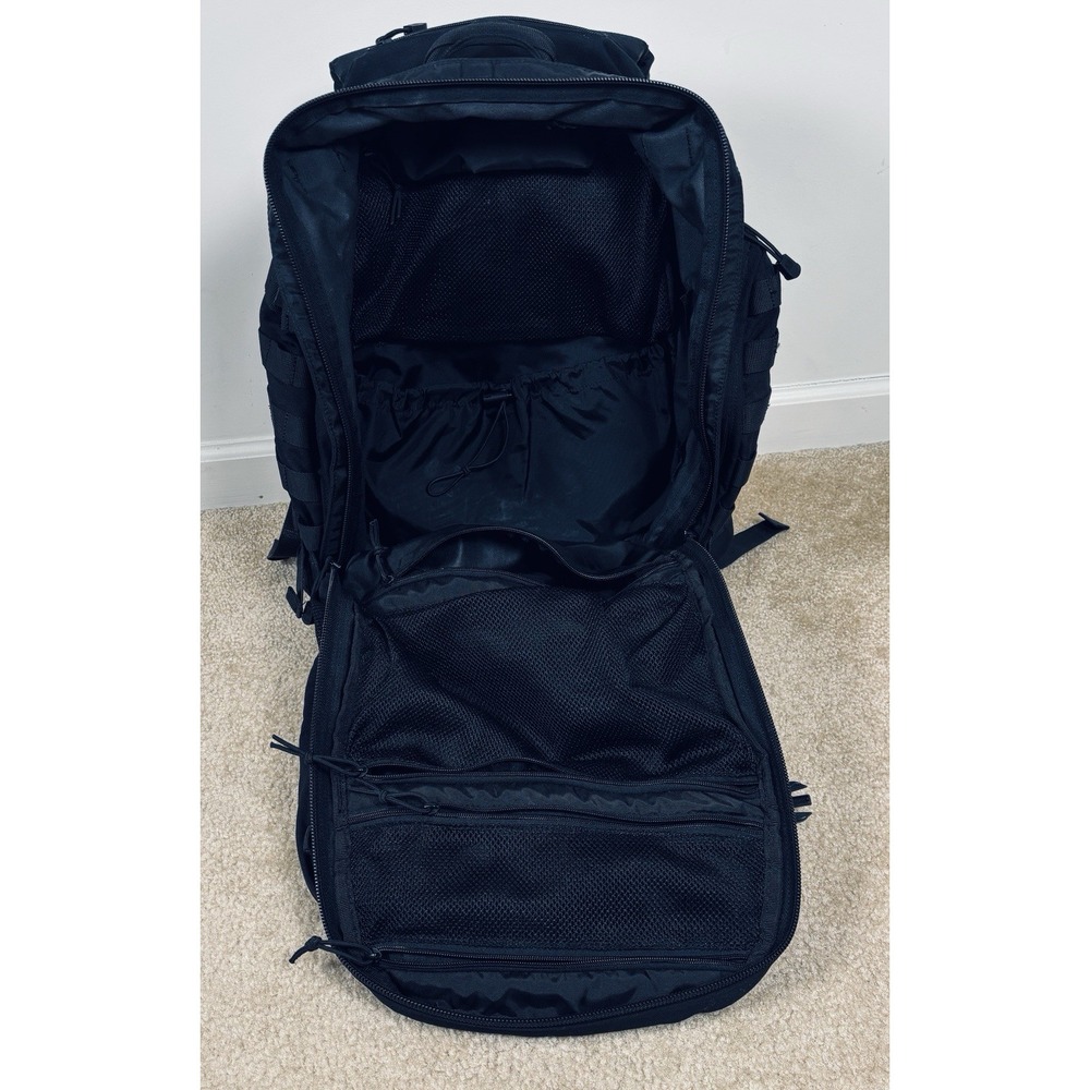 5.11 Tactical Rush 72 2.0 Black Nylon 55L MOLLE Backpack 72hr Pack - Picture 6 of 16